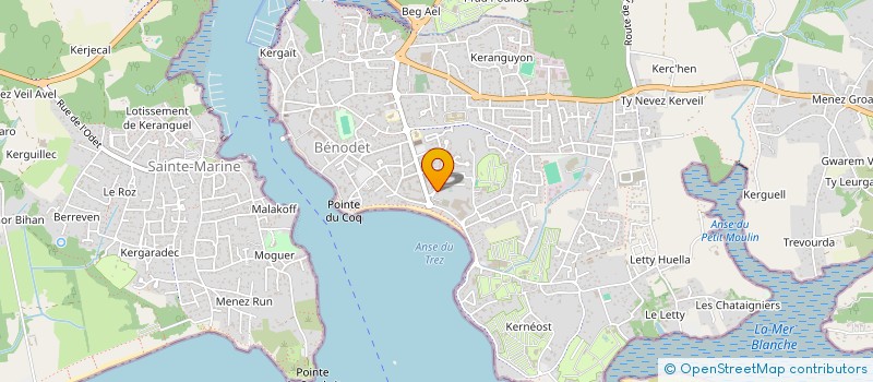 localisation de l'entreprise INDIVISION PORRAS - BERNARDO  BENODET