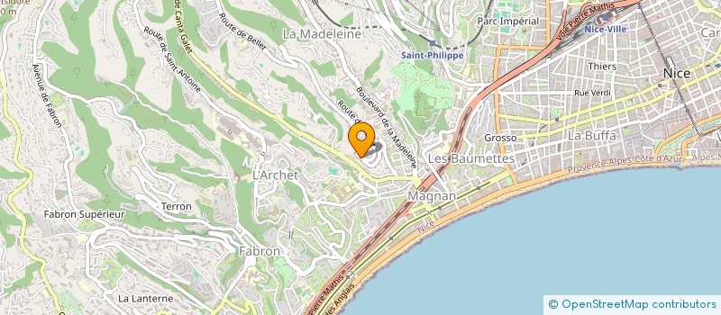 localisation de l'entreprise INDIVISION PORRO à NICE
