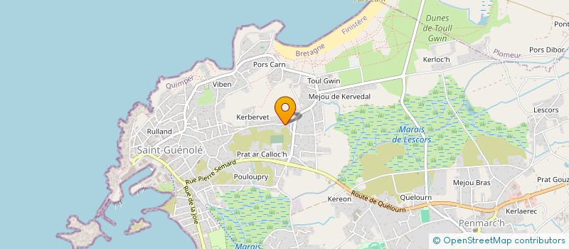 localisation de l'entreprise INDIVISION PORS CARN  PENMARCH