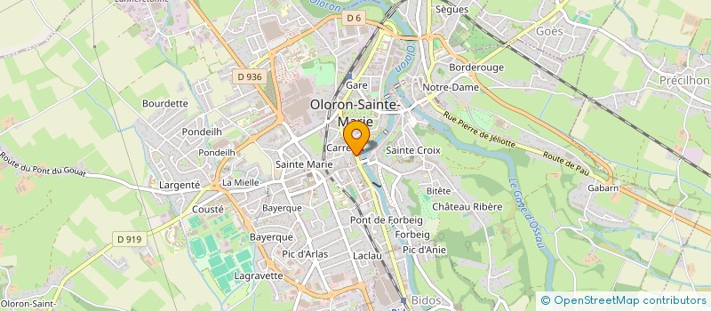 localisation de l'entreprise INDIVISION PORTAIL PAUL  OLORON-SAINTE-MARIE