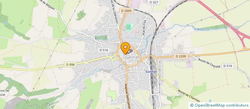 localisation de l'entreprise INDIVISION PORTE à GANNAT