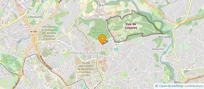 localisation de l'entreprise INDIVISION PORTE BOUTRUCHE à MONTPELLIER