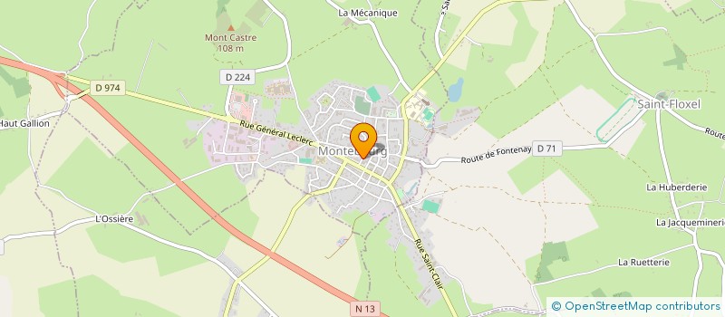 localisation de l'entreprise INDIVISION PORTE ROUGE EN COTENTIN  MONTEBOURG