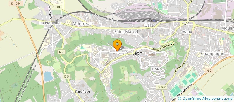 localisation de l'entreprise INDIVISION PORTIER à LAON