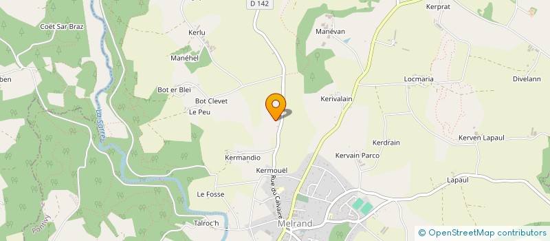 localisation de l'entreprise INDIVISION POSTIC*JOSEPH MARIE/  PLUMELIAU-BIEUZY