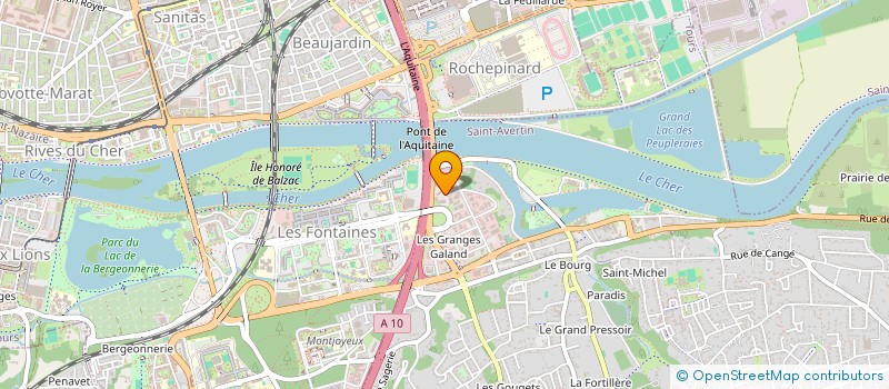 localisation de l'entreprise INDIVISION POTIER-DUMUR  SAINT-AVERTIN