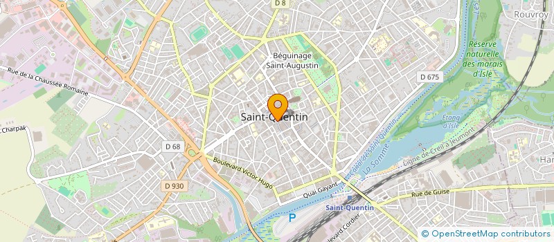 localisation de l'entreprise INDIVISION POTTELAIN à SAINT-QUENTIN