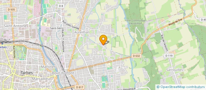 localisation de l'entreprise INDIVISION POUCHE  AUREILHAN