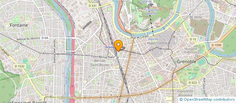 localisation de l'entreprise INDIVISION POUCHOIX ET JADIS  GRENOBLE