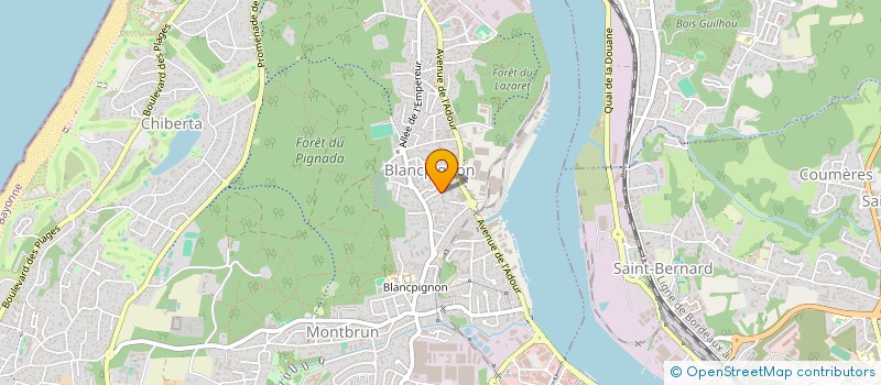 localisation de l'entreprise INDIVISION POUEY  ANGLET