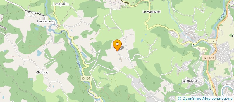 localisation de l'entreprise INDIVISION POUGET  TULLE