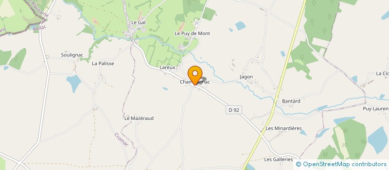 localisation de l'entreprise INDIVISION POUGET HAMMAD à SAINT-GEORGES-LES-LANDES