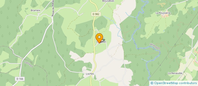 localisation de l'entreprise INDIVISION POUGET JOSETTE ET CHRISTINE  NEUVIC