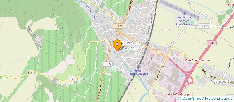 localisation de l'entreprise INDIVISION POUILLY à NUITS-SAINT-GEORGES