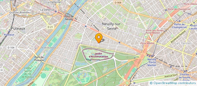 localisation de l'entreprise INDIVISION POUILLY-MAURAND  NEUILLY-SUR-SEINE