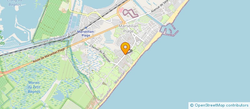 localisation de l'entreprise INDIVISION POUILLY-VANTOURS à MARSEILLAN