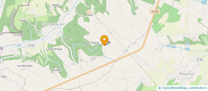 localisation de l'entreprise INDIVISION POUJADE CHRISTIAN ET PHILIPPE  BELVEZE