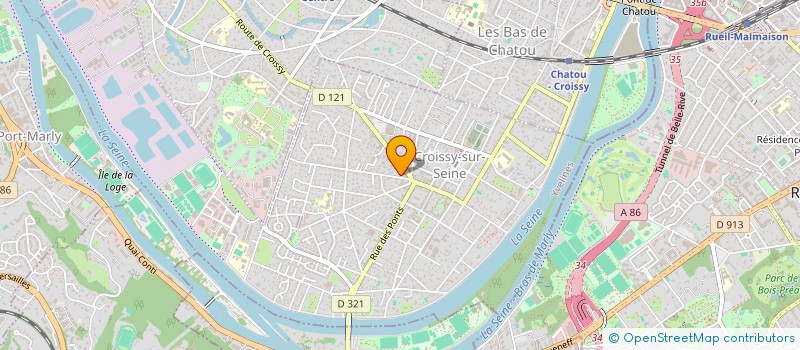 localisation de l'entreprise INDIVISION POUJHON  CROISSY-SUR-SEINE