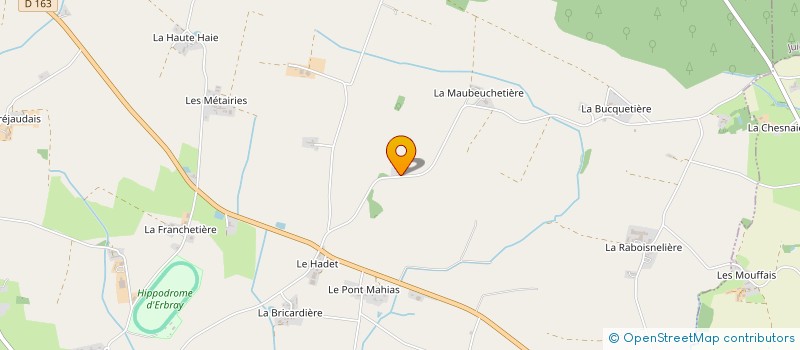 localisation de l'entreprise INDIVISION POULAIN à ERBRAY