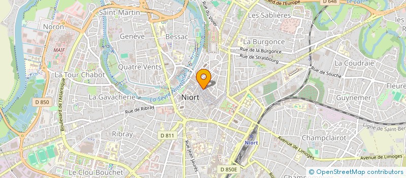 localisation de l'entreprise INDIVISION POUPLAIN à NIORT
