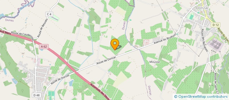 localisation de l'entreprise INDIVISION POUQUET BERNARD  DUNES