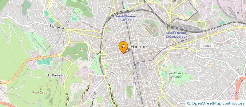 localisation de l'entreprise INDIVISION POYET  SAINT-ETIENNE