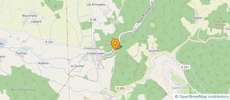 localisation de l'entreprise INDIVISION POYET ESQUIS  ARLANC