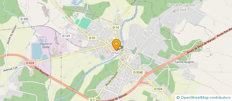 localisation de l'entreprise INDIVISION POYUZAN THEODORE  SAINT-YAGUEN