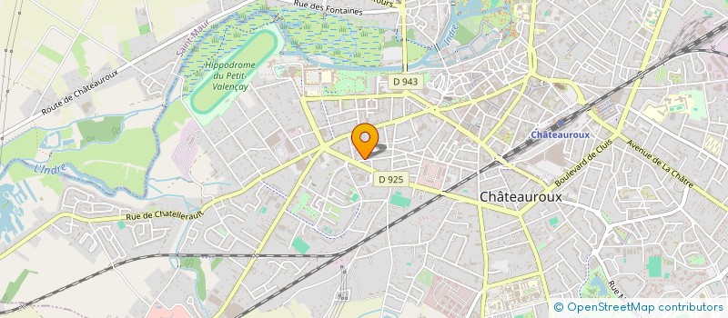 localisation de l'entreprise INDIVISION PP BRUN POUGET à CHATEAUROUX