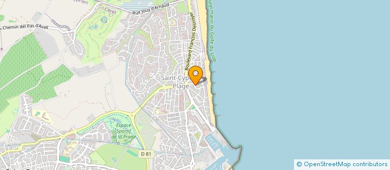 localisation de l'entreprise INDIVISION PRADERE CHAUBET  ST CYPRIEN