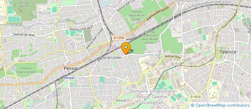 localisation de l'entreprise INDIVISION PRADIGNAC à PESSAC