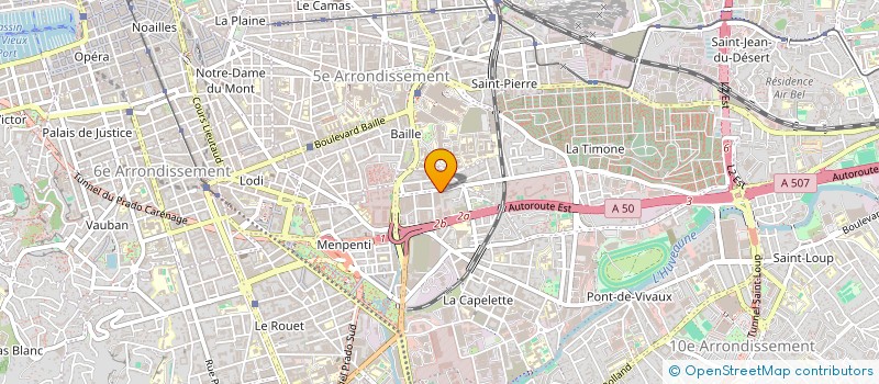 localisation de l'entreprise INDIVISION PRAT-CARRABIN  MARSEILLE