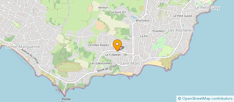 localisation de l'entreprise INDIVISION PRAUD PAILLEREAU  SAINT-NAZAIRE