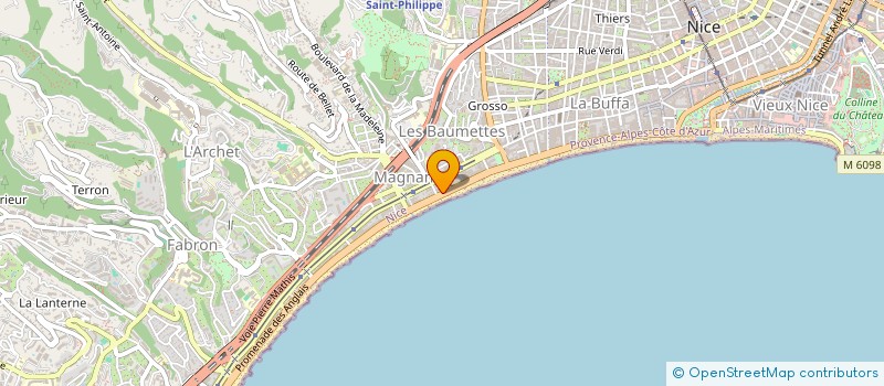 localisation de l'entreprise INDIVISION PRAZAK-JIZDNY à NICE