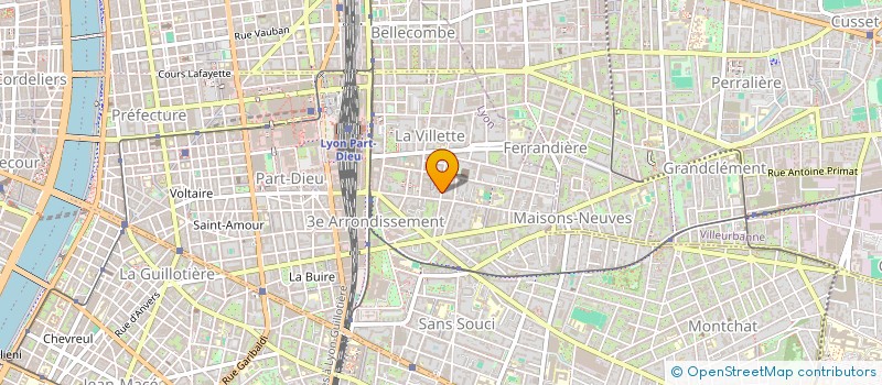 localisation de l'entreprise INDIVISION PRE  LYON