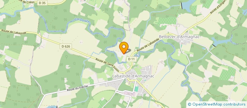 localisation de l'entreprise INDIVISION PRENERON J FRANCOIS ET JOEL  BETBEZER D'ARMAGNAC