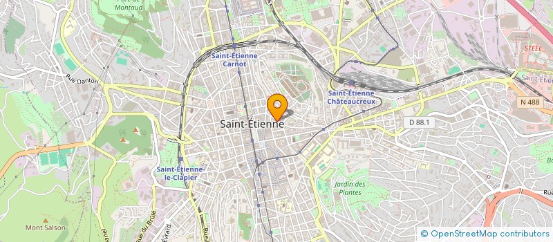 localisation de l'entreprise INDIVISION PRETESEILLE ESCALES  SAINT-ETIENNE