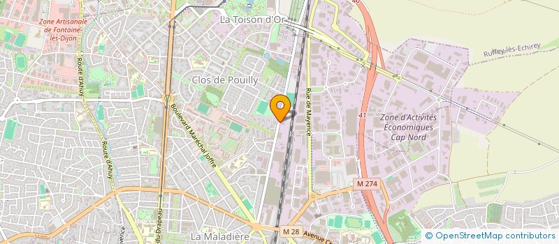 localisation de l'entreprise INDIVISION PRETET à DIJON