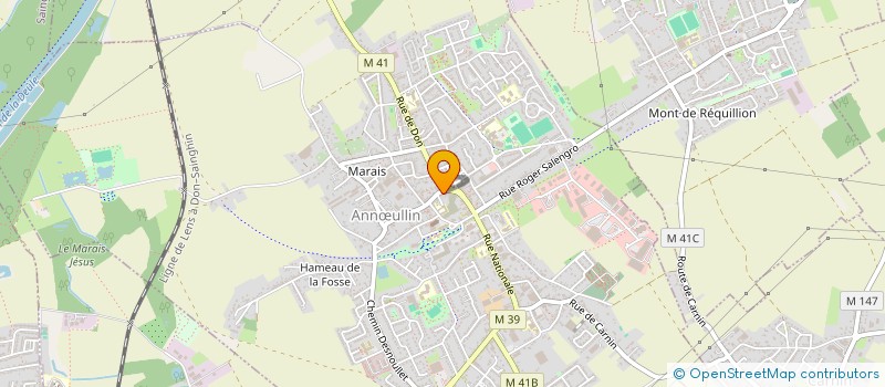 localisation de l'entreprise INDIVISION PREVOST COOREMAN  ANNULLIN