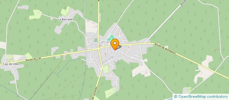 localisation de l'entreprise INDIVISION PREVOT  CARCANS