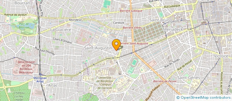 localisation de l'entreprise INDIVISION PREZAT JUNIER  BORDEAUX