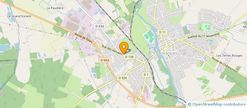 localisation de l'entreprise INDIVISION PRIEUR CHRISTIAN ET MICHEL à BUZANCAIS