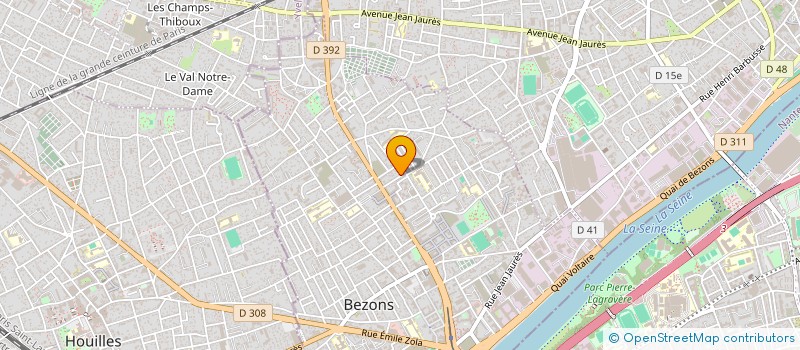 localisation de l'entreprise INDIVISION PRIGENT  BEZONS