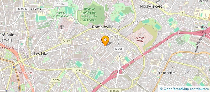 localisation de l'entreprise INDIVISION PRINCE BOSSARD à ROMAINVILLE