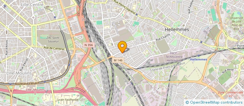 localisation de l'entreprise INDIVISION PRINCETEAU à LILLE