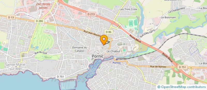 localisation de l'entreprise INDIVISION PRIOU  PORNIC