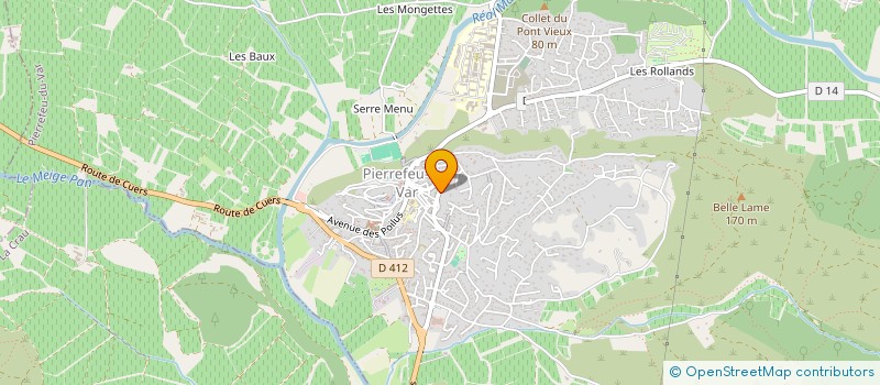 localisation de l'entreprise INDIVISION PROCHASSON-MICHEL  PIERREFEU-DU-VAR