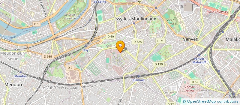 localisation de l'entreprise INDIVISION PROMENADE DU VERGER à ISSY-LES-MOULINEAUX