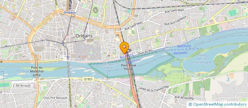 localisation de l'entreprise INDIVISION PROMPSY ET NOLLET à ORLEANS