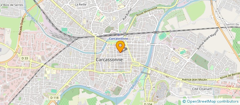 localisation de l'entreprise INDIVISION PROSPER POCH à CARCASSONNE